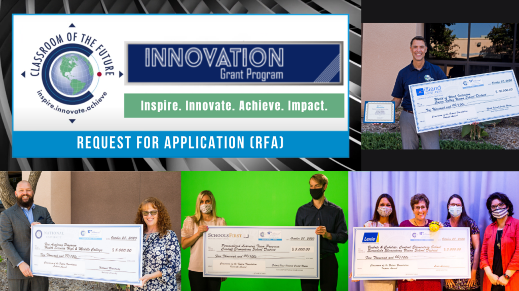 Deadline Extended For 25 000 Of Cff Innovation Grants Until 3 5 21 Classroom Of The Future